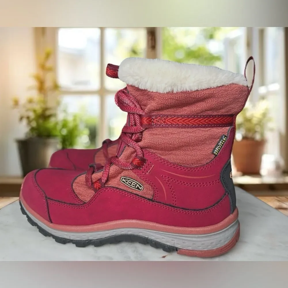 🔥 KEEN || Winter Snow Insulated Terradora Apres Fur Lined Hiking Boot Size 5